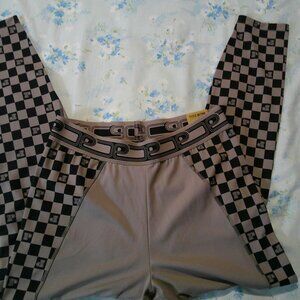 Victoria's Secret PINK Women's Black and Brown Leggings